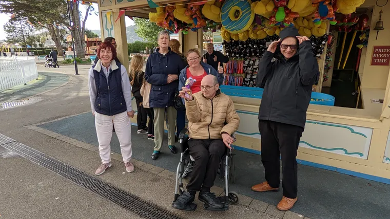 A Spiral group enjoying a day out in Sussex