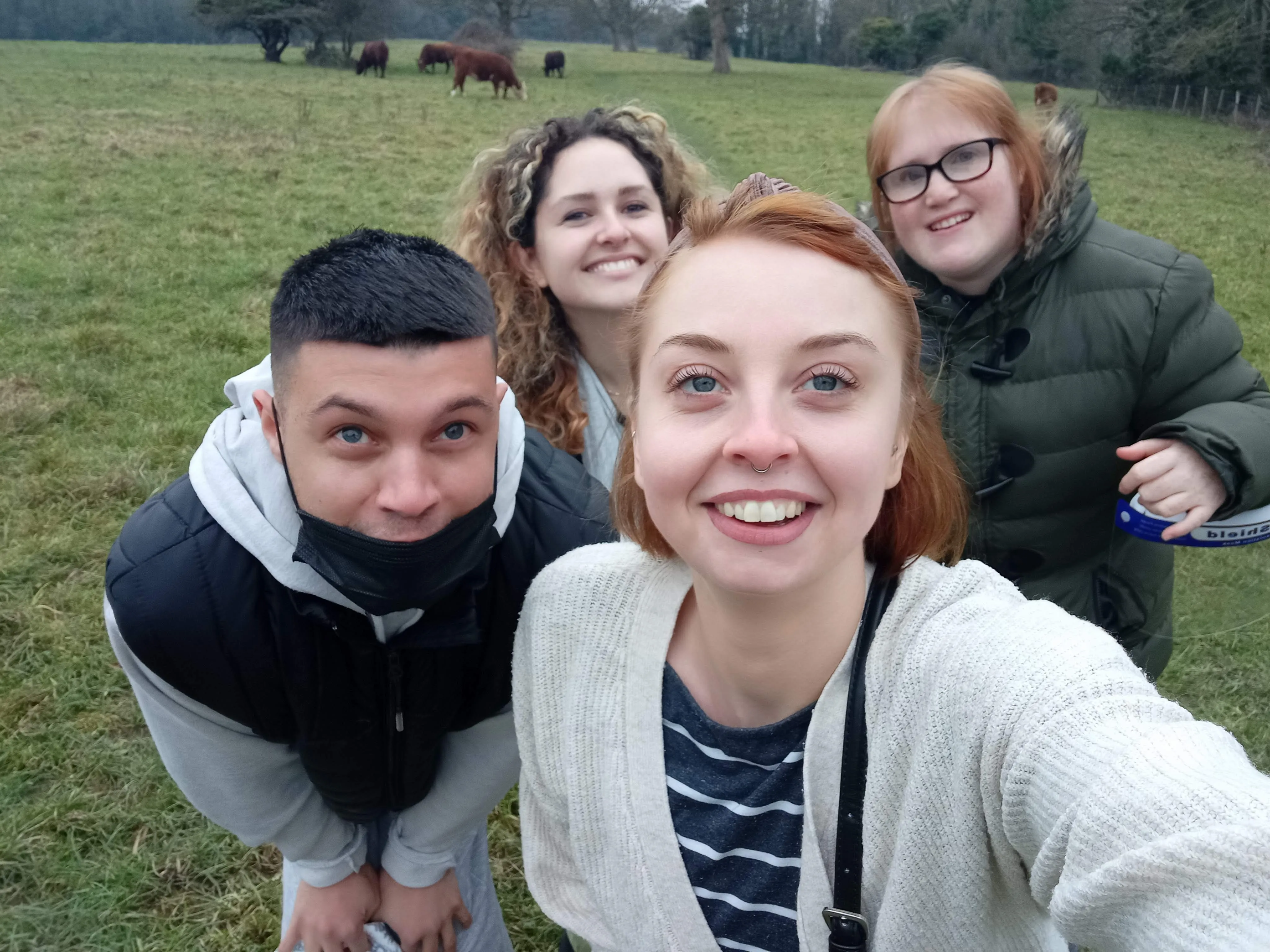 Spiral members on a day out